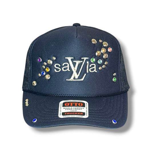 Salvia Studded Trucker Cap