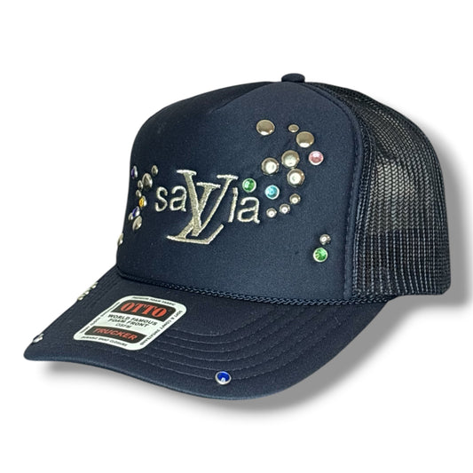 Salvia Studded Trucker Cap